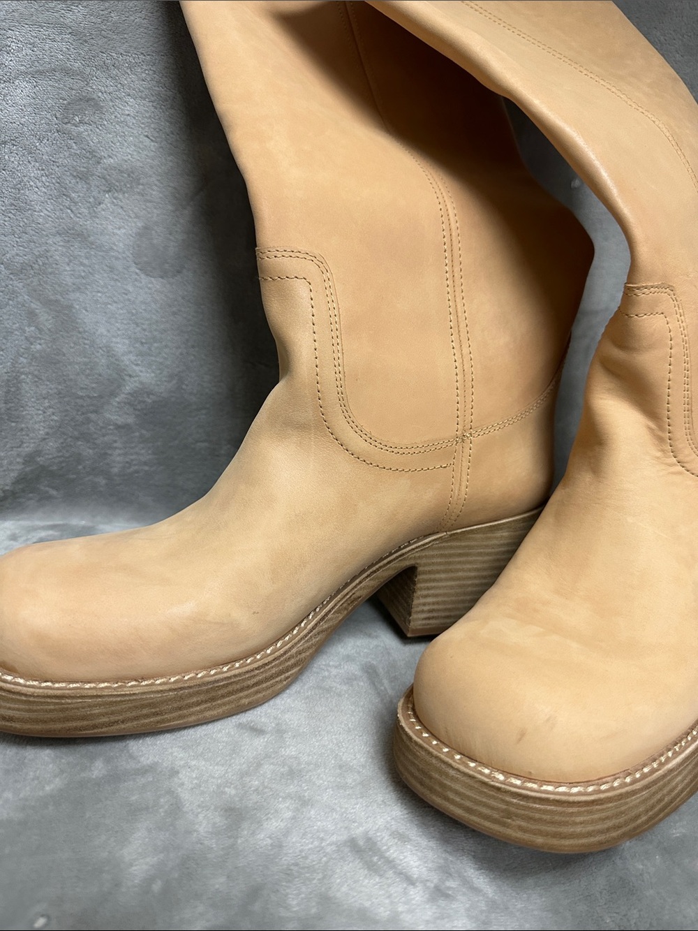 Jeffrey Campbell Reflect Tall Pull-On Boots Size 10 - Picture 5 of 8